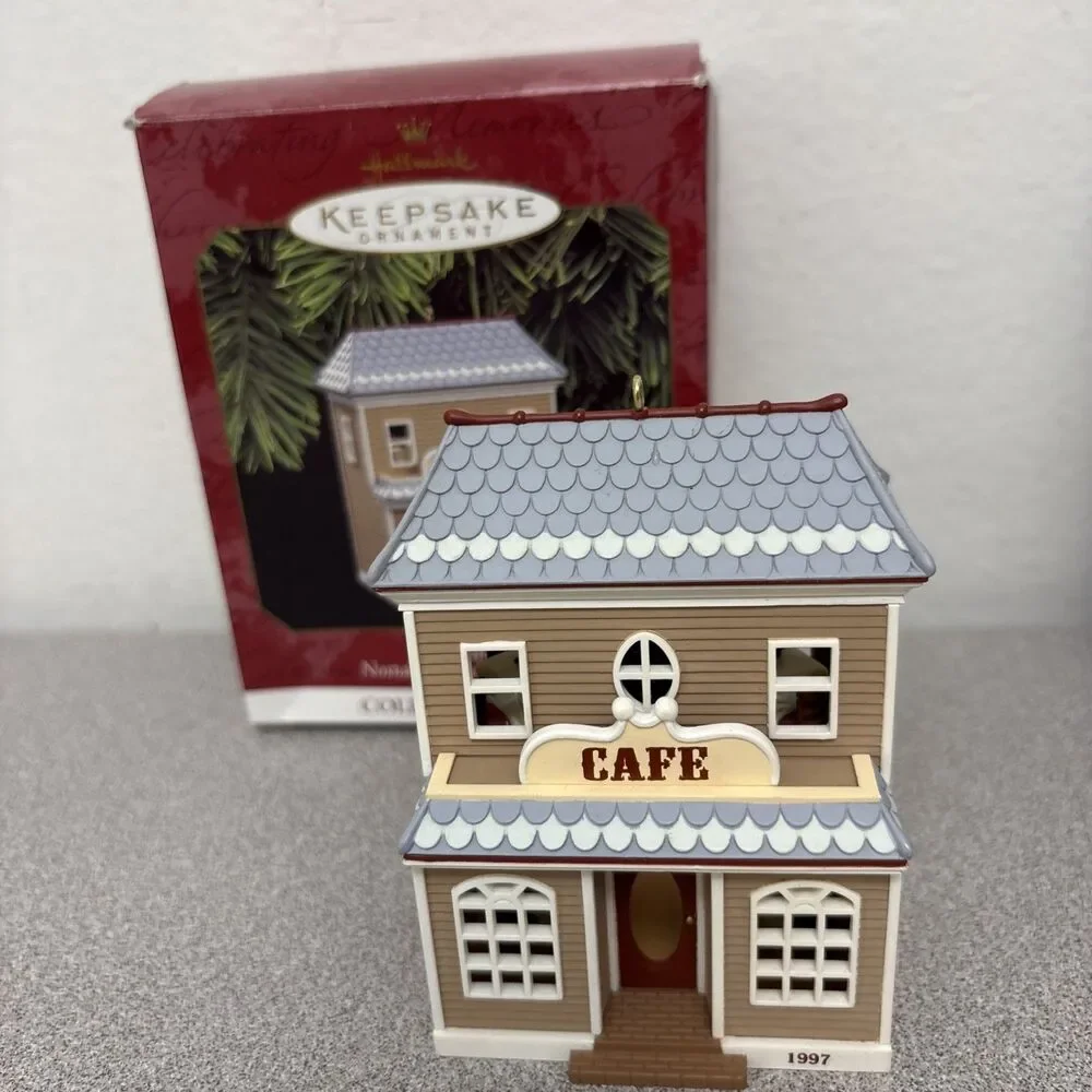 Hallmark Keepsake Ornament Nostalgic Houses & Shops Lot, Holiday Home And‎ Cafe